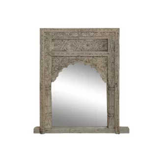 Tükör teakfa 60x10x85 cm natúr