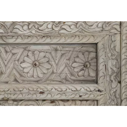 Tükör teakfa 60x10x85 cm natúr