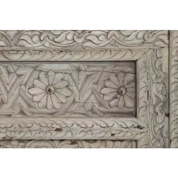 Tükör teakfa 60x10x85 cm natúr