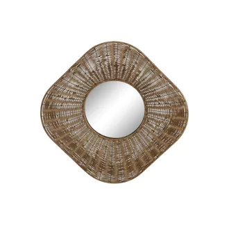 Tükör rattan 102x13,5x102 cm natúr