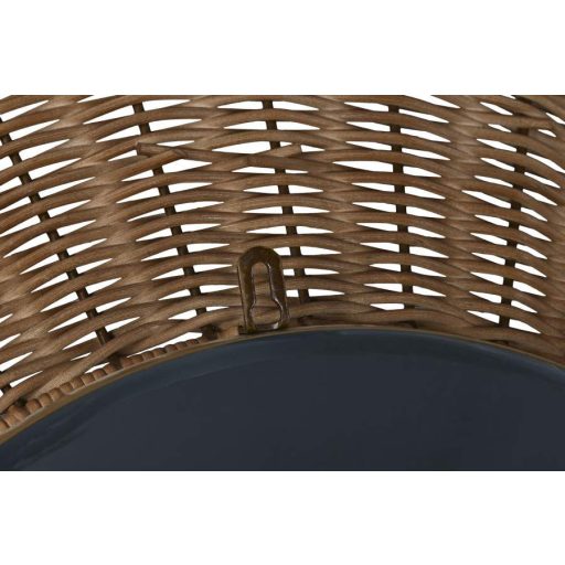 Tükör rattan 102x13,5x102 cm natúr