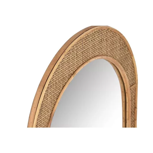Tükör ovális rattan 51,5x2x76,5 cm natúr