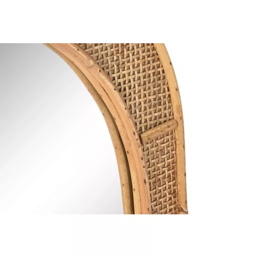 Tükör ovális rattan 51,5x2x76,5 cm natúr
