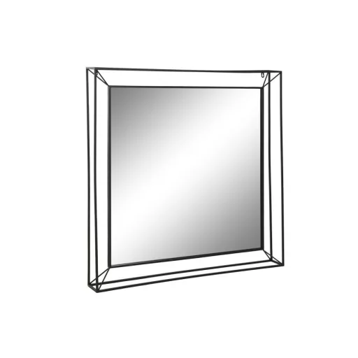 Tükör fém 90x10x90 cm fekete
