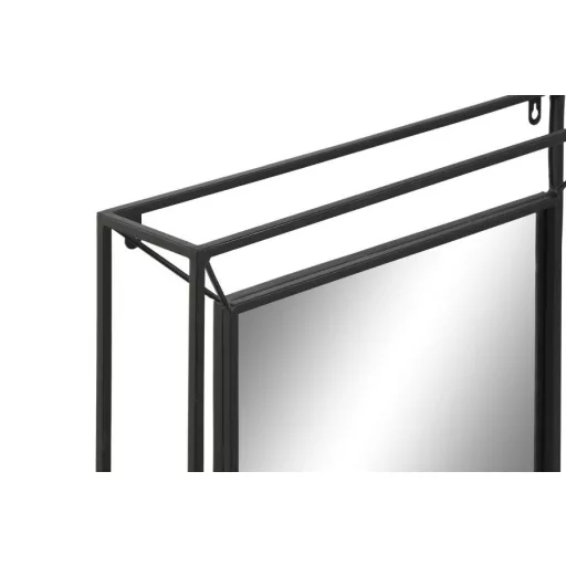 Tükör fém 53x10x75 cm fekete