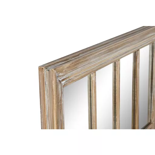 Espejo paulownia cristal 68x4x128 ventana decape