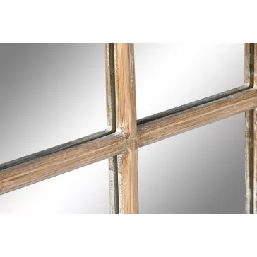 Espejo paulownia cristal 68x4x128 ventana decape