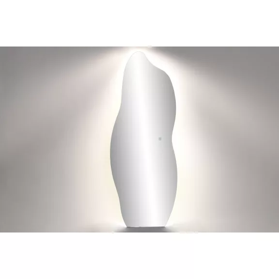 Tükör domború szegéllyel, led-es üveg 50x0,5x130 cm