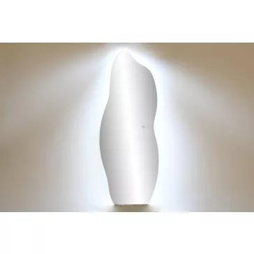 Tükör domború szegéllyel, led-es üveg 50x0,5x130 cm