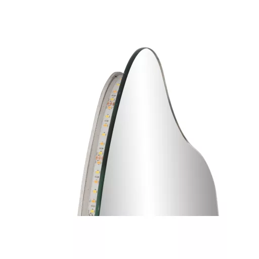 Tükör domború szegéllyel, led-es üveg 50x0,5x130 cm