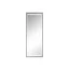 Tükör egész alakos, led-es aluminium, üveg 50x2x150 cm fekete