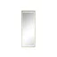 Tükör egész alakos, led-es aluminium, üveg 50x0,5x150 cm arany