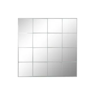 Tükör négyzet alakú fém 122x1x122 cm menta