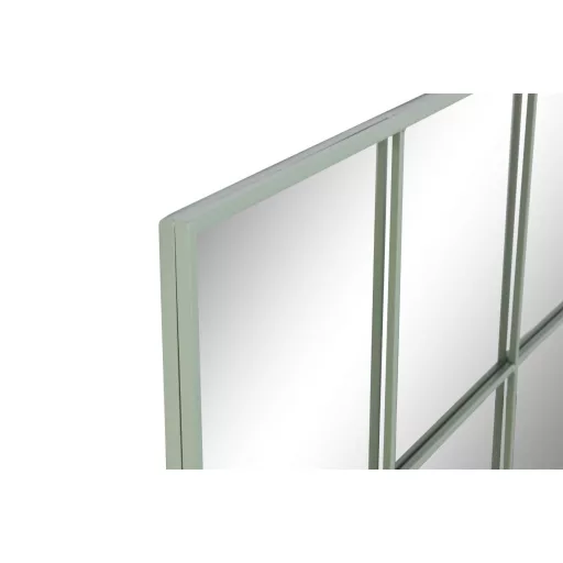 Tükör négyzet alakú fém 122x1x122 cm menta