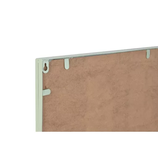 Tükör négyzet alakú fém 122x1x122 cm menta