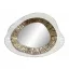 Espejo metal cristal 59x7x79 3d dorado