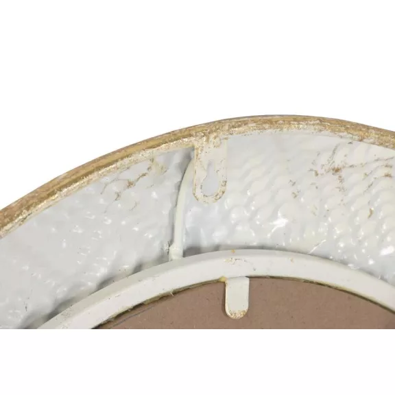 Espejo metal 66x4,5x104 dorado blanco