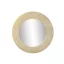 Espejo metal 73x7x73 dorado blanco