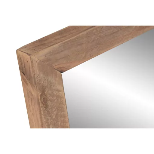 Espejo madera reciclada cristal 100x4x60 natural