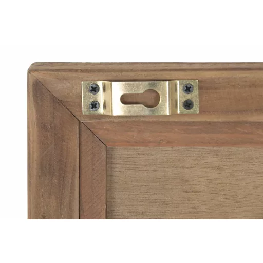 Espejo madera reciclada cristal 100x4x60 natural