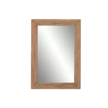 Espejo madera reciclada cristal 50x3x70 natural