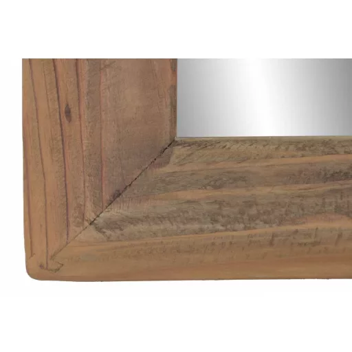 Espejo madera reciclada cristal 50x3x70 natural