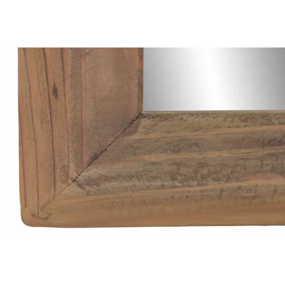 Espejo madera reciclada cristal 50x3x70 natural