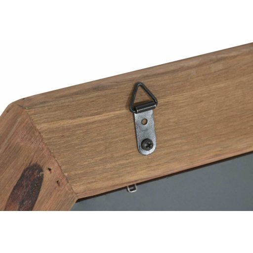 Espejo madera reciclada cristal 74x3x74 natural