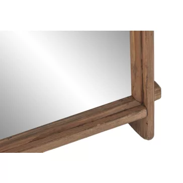 Espejo madera reciclada cristal 62x8x120 natural