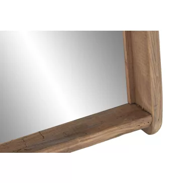 Espejo madera reciclada cristal 60x8x70 natural