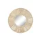 Espejo cuerda cristal 73x7x73 natural