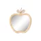 Espejo ratan cristal 43x4x50 manzana natural