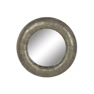 Espejo metal cristal 63x6,5x63 envejecido dorado
