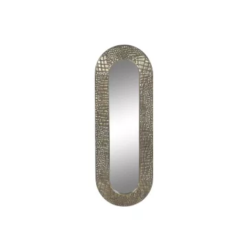 Espejo metal cristal 34x4x97 envejecido dorado