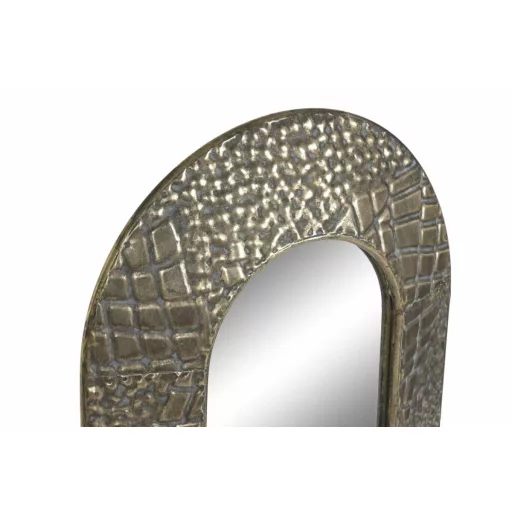 Espejo metal cristal 34x4x97 envejecido dorado