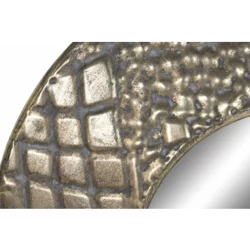 Espejo metal cristal 34x4x97 envejecido dorado