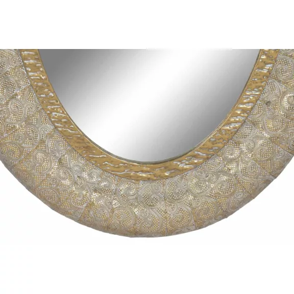 Espejo metal cristal 78x5,5x106 dorado