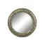 Espejo metal cristal 66x2,5x66 envejecido dorado