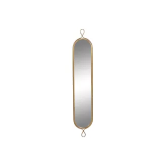 Espejo metal cristal 22x2,5x120,5 dorado