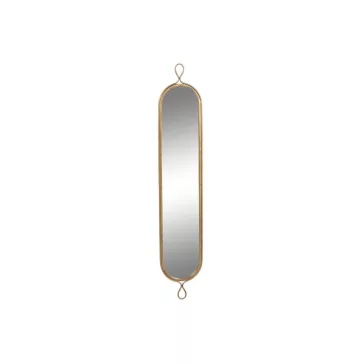 Espejo metal cristal 22x2,5x120,5 dorado