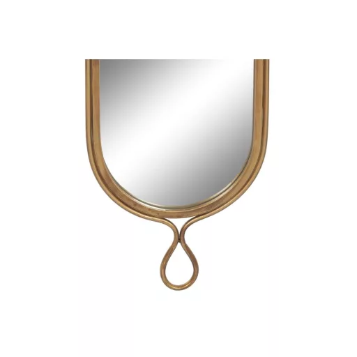 Espejo metal cristal 22x2,5x120,5 dorado