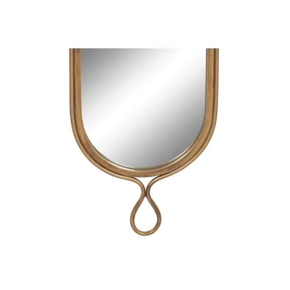 Espejo metal cristal 22x2,5x120,5 dorado