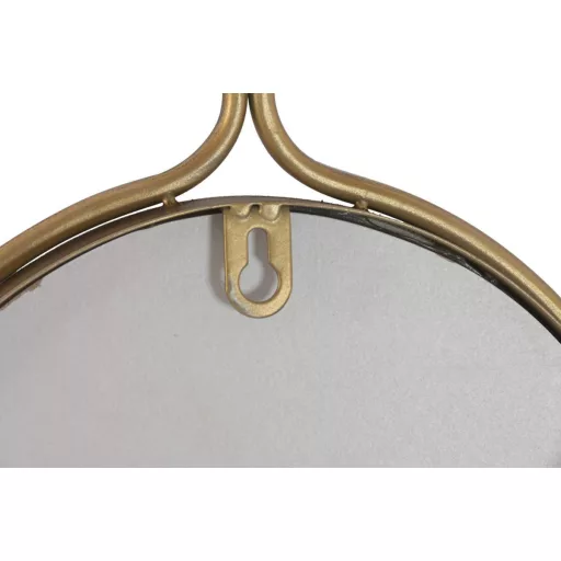 Espejo metal cristal 22x2,5x120,5 dorado