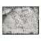 Espejo metal cristal 90x3,5x60 mapa envejecido