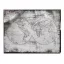 Espejo metal cristal 90x3,5x60 mapa envejecido