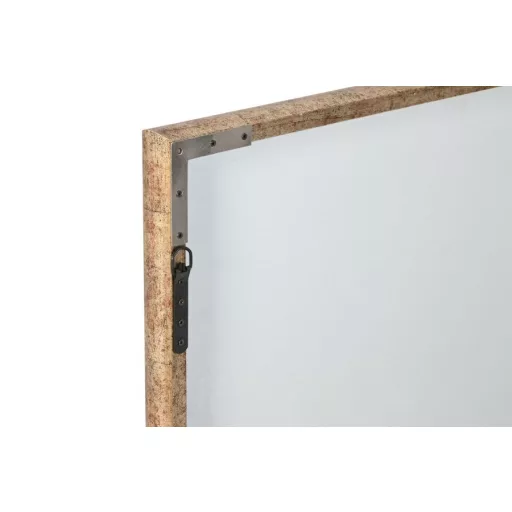 Espejo metal cristal 60x3,5x90 br jula envejecido