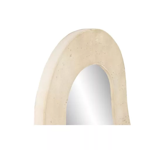 Modern, durva felületű kő tükör 66 × 3 × 119 cm