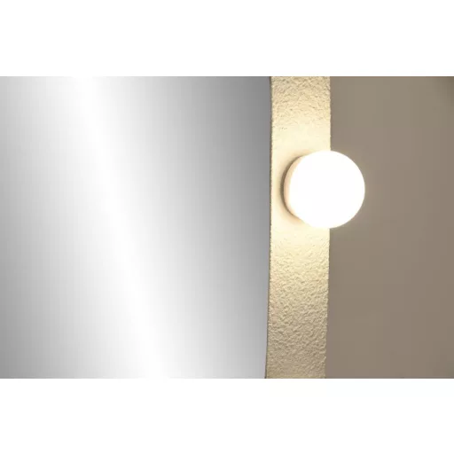 Espejo led metal 56,5x7,5x168 bombillas blanco