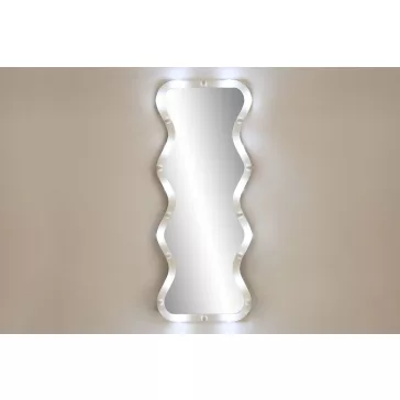 Espejo led metal 67x7,5x167 bombillas blanco