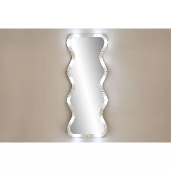 Espejo led metal 67x7,5x167 bombillas blanco